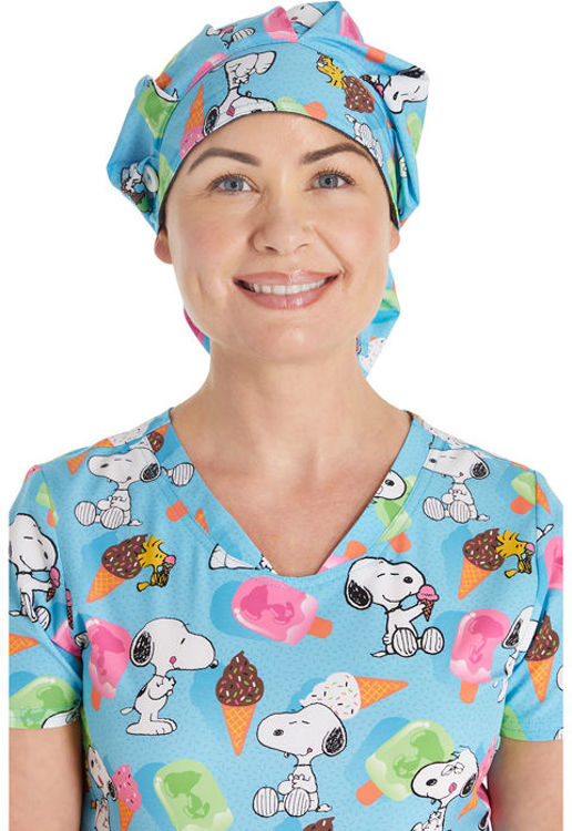 Picture of TF514 - Unisex Print Bouffant Scrubs Hat