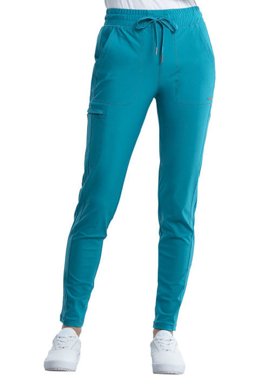 Picture of CK095 - Mid Rise Tapered Leg Drawstring Pant