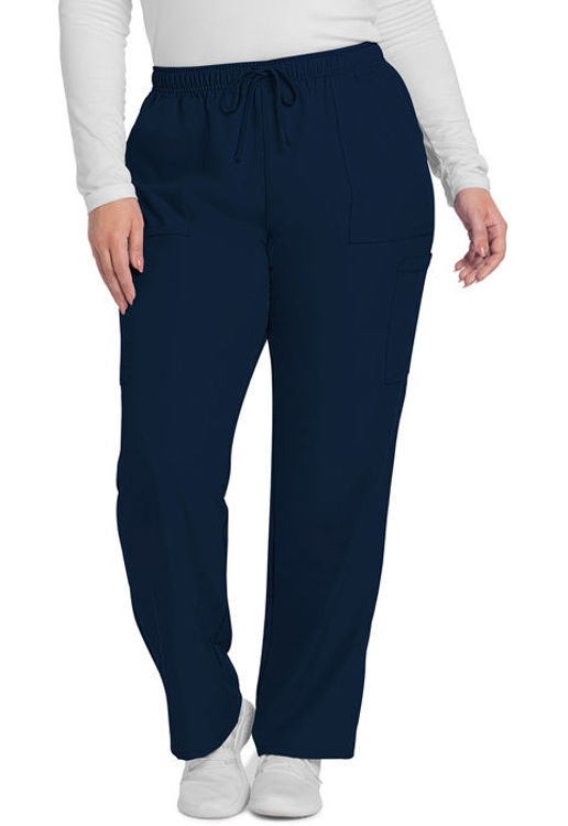 Picture of CK281 - Mid Rise Pull-on Slim Leg Cargo Pant