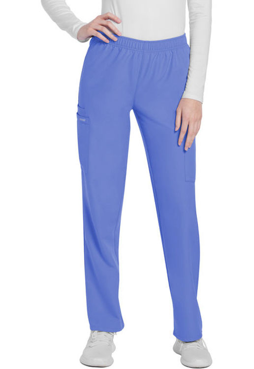 Picture of CK281 - Mid Rise Pull-on Slim Leg Cargo Pant