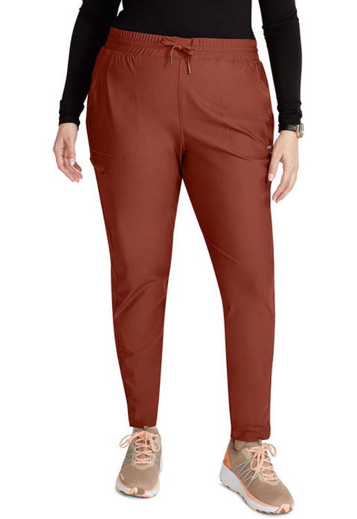 Picture of CK095 - Mid Rise Tapered Leg Drawstring Pant