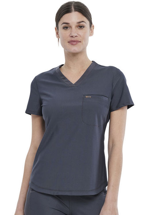 Picture of CK819 - Tuckable V-Neck Top