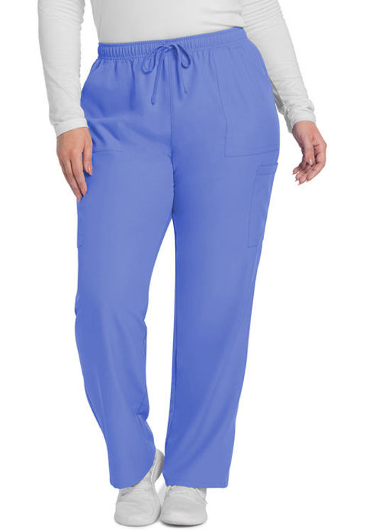 Picture of CK281 - Mid Rise Pull-on Slim Leg Cargo Pant