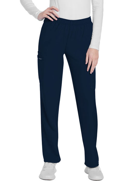 Picture of CK281 - Mid Rise Pull-on Slim Leg Cargo Pant