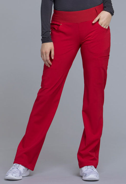 Picture of CK002 - Mid Rise Straight Leg Pull-on Pant