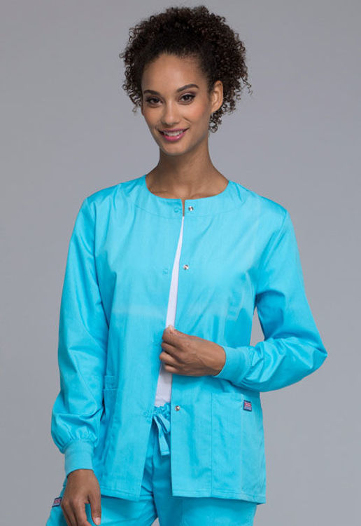 Picture of 4350 - Snap Front Warm-Up Jacket