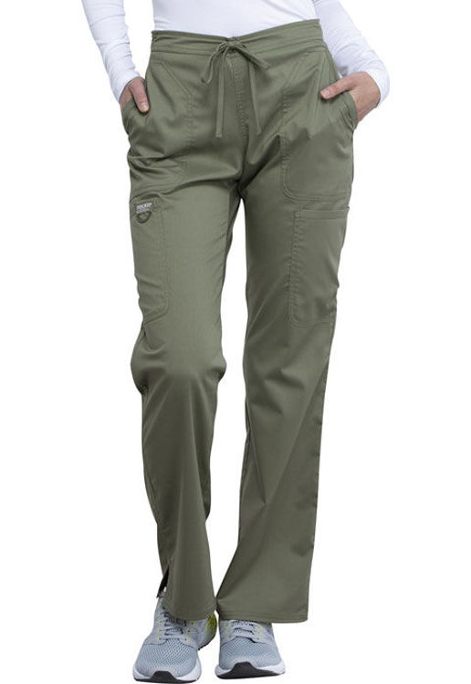 Picture of WW120 - Mid Rise Moderate Flare Drawstring Pant