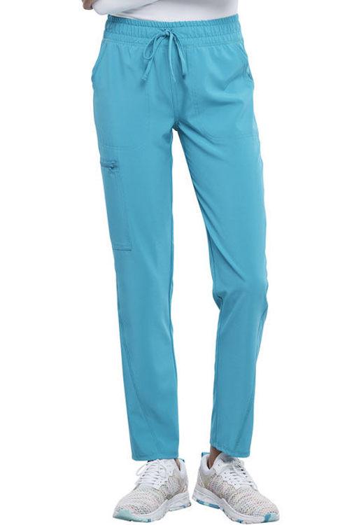 Picture of CKA184 - Mid Rise Drawstring Tapered Leg Pant