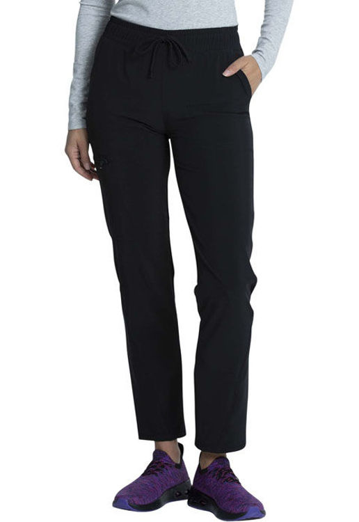 Picture of CKA184 - Mid Rise Drawstring Tapered Leg Pant