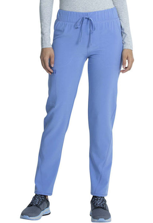 Picture of CKA184 - Mid Rise Drawstring Tapered Leg Pant