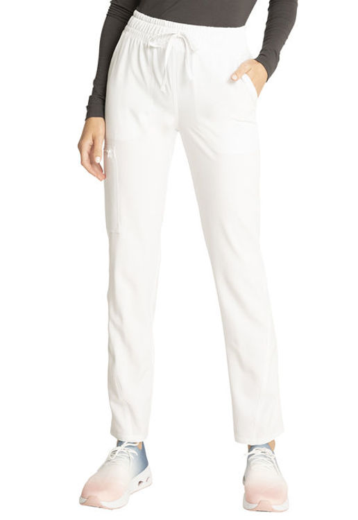 Picture of CKA184 - Mid Rise Drawstring Tapered Leg Pant