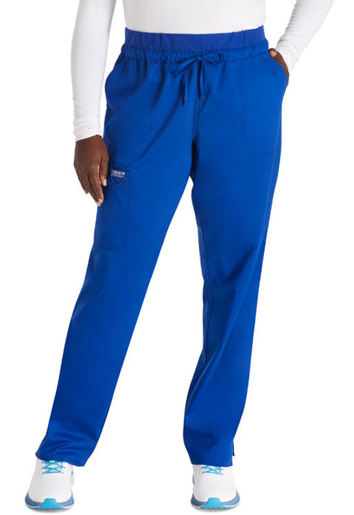 Picture of WW105 - Mid Rise Tapered Leg Drawstring Pant