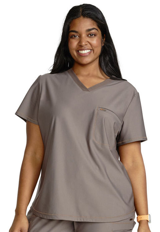 Picture of CK819 - Tuckable V-Neck Top