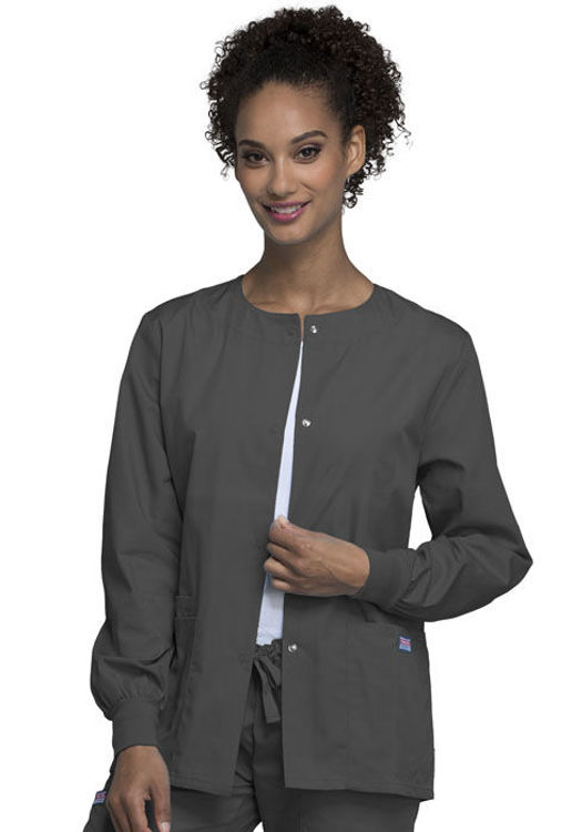 Picture of 4350 - Snap Front Warm-Up Jacket