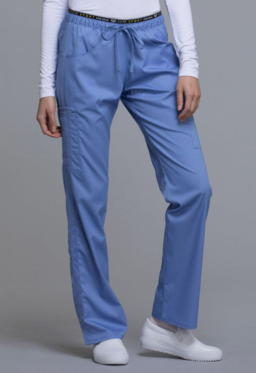 Picture of CK003 - Mid Rise Straight Leg Pull-on Pant