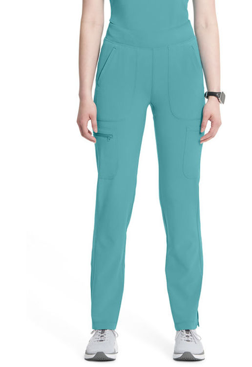 Picture of CK065 - Mid Rise Tapered Leg Pull-on Pant