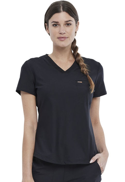 Picture of CK819 - Tuckable V-Neck Top