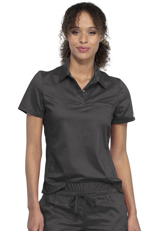 Picture of WW698 - Tuckable Snap Front Polo Shirt