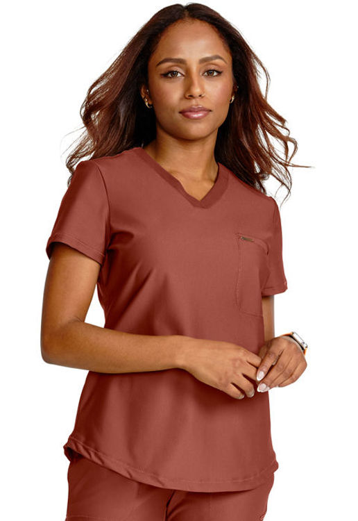 Picture of CK819 - Tuckable V-Neck Top