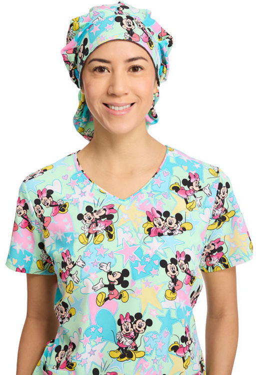 Picture of TF514 - Unisex Print Bouffant Scrubs Hat