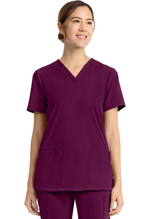 Picture of CK832 - Women's 2-Pocket V-Neck Top