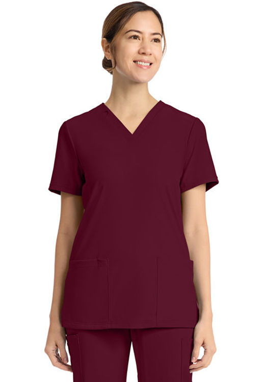 Picture of CK832 - Women's 2-Pocket V-Neck Top