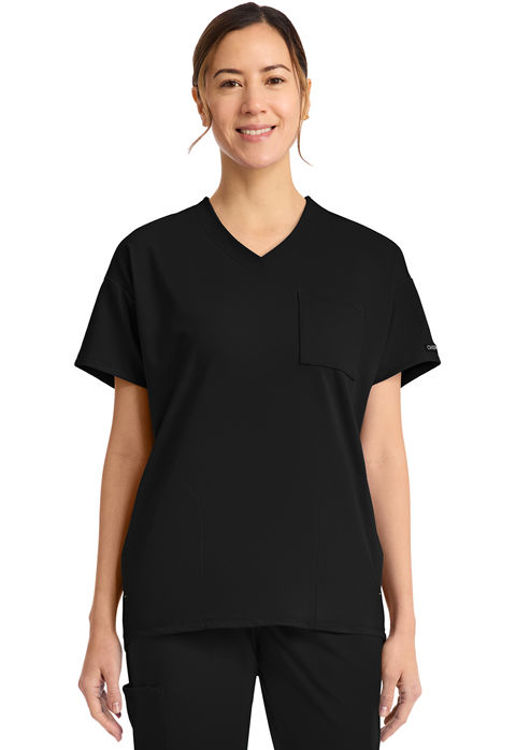 Picture of CK863 - Women's 3 Pocket V-Neck Tunic