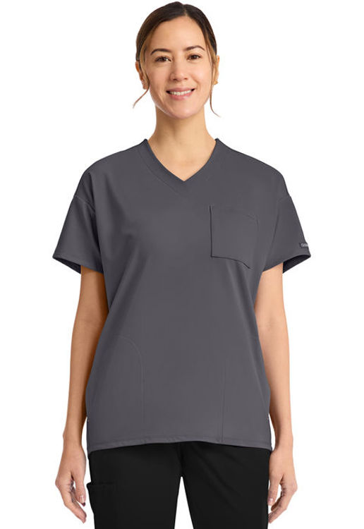 Picture of CK863 - Women's 3 Pocket V-Neck Tunic