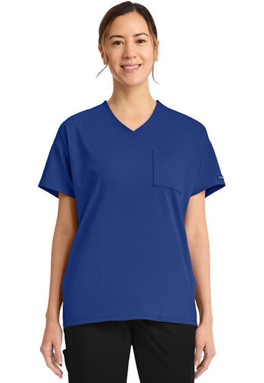 Picture of CK863 - Women's 3 Pocket V-Neck Tunic