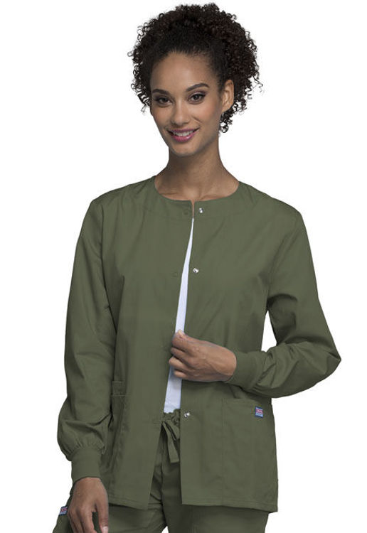 Picture of 4350 - Snap Front Warm-Up Jacket